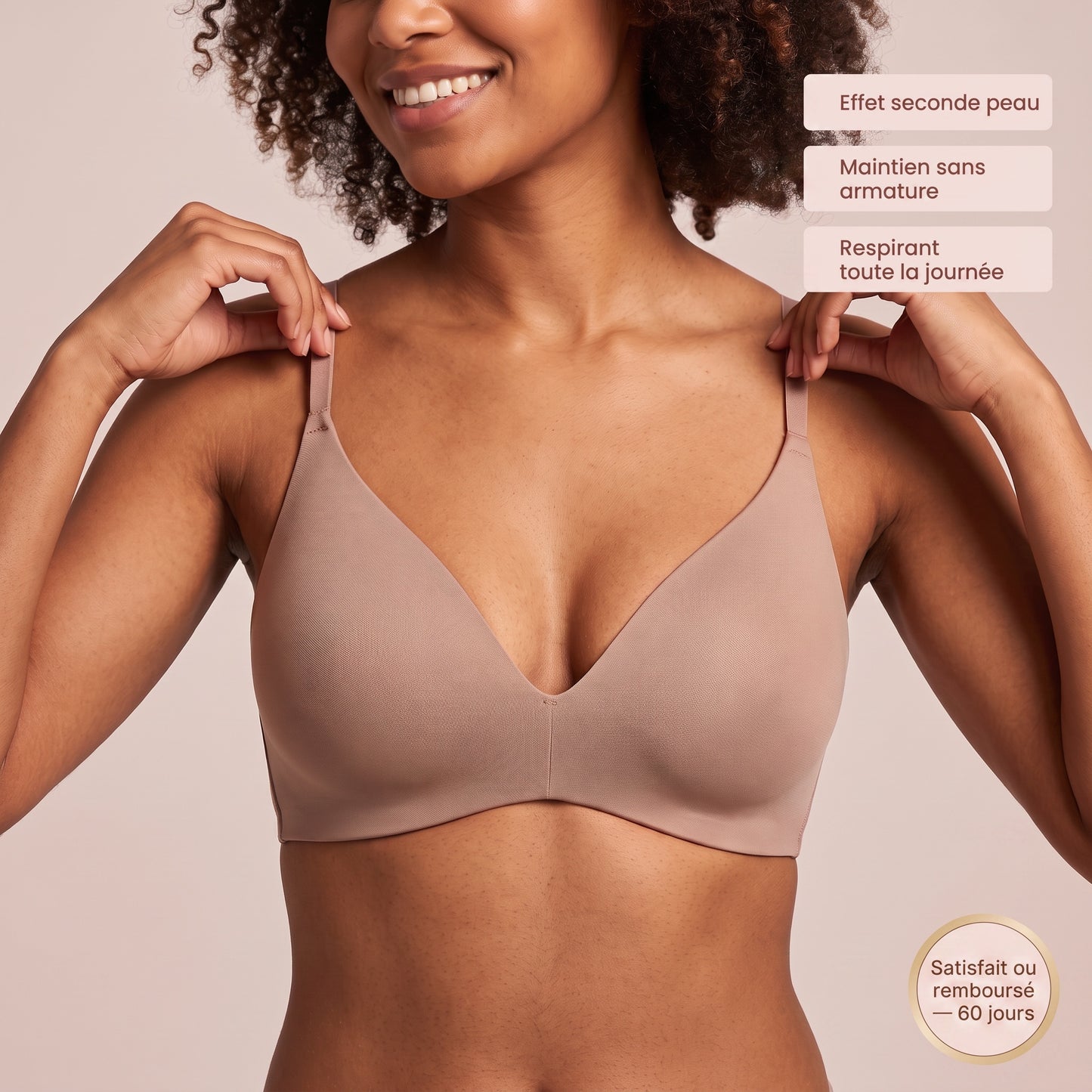 Soutien-Gorge Push-up Sans Armature – Effet Seconde Peau